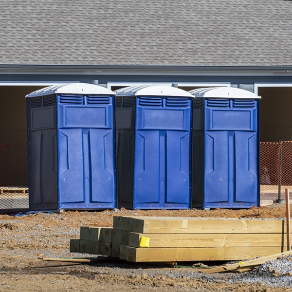 how do you ensure the porta potties are secure and safe from vandalism during an event in Fork